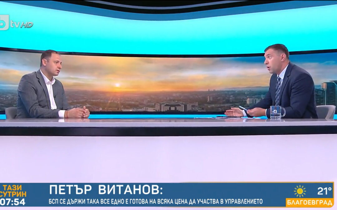 Петър Витанов: България се превърна в сапьора на Европейския съюз